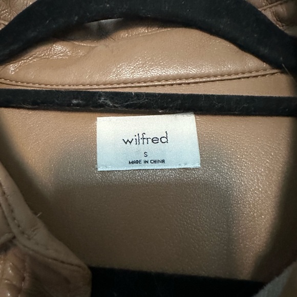 WILFRED - vegan leather shirt dress - Picture 3 of 3